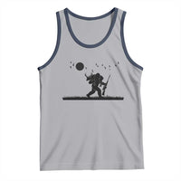 Bigfoot Hunting With Rifle Tank Top Funny Outdoor Hunter Gift - Wonder Print Shop