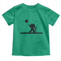 Bigfoot Hunting With Rifle Toddler T Shirt Funny Outdoor Hunter Gift - Wonder Print Shop