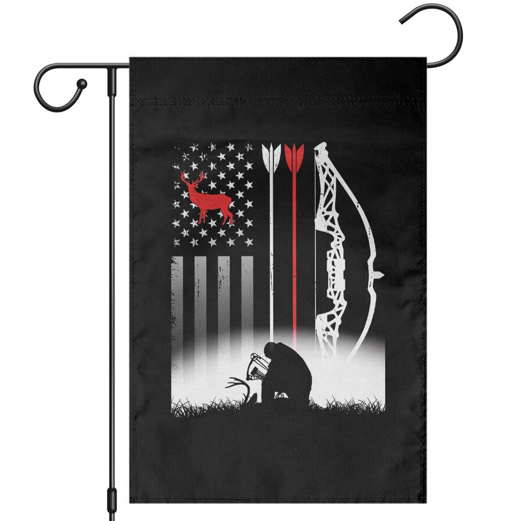 Bow Deer Hunting Garden Flag American Flag Hunter Gift - Wonder Print Shop