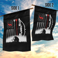 Bow Deer Hunting Garden Flag American Flag Hunter Gift - Wonder Print Shop