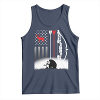 Bow Deer Hunting Tank Top American Flag Hunter Gift - Wonder Print Shop