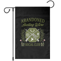 Funny Hunter Wife Garden Flag Abandoned Hunting Wives Social Club - Wonder Print Shop