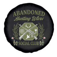 Funny Hunter Wife Spare Tire Cover Abandoned Hunting Wives Social Club - Wonder Print Shop