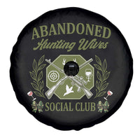 Funny Hunter Wife Spare Tire Cover Abandoned Hunting Wives Social Club - Wonder Print Shop