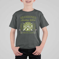 Funny Hunter Wife T Shirt For Kid Abandoned Hunting Wives Social Club - Wonder Print Shop