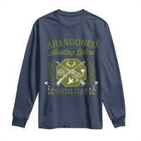 Funny Hunter Wife Long Sleeve Shirt Abandoned Hunting Wives Social Club - Wonder Print Shop