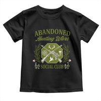 Funny Hunter Wife Toddler T Shirt Abandoned Hunting Wives Social Club - Wonder Print Shop