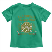 Funny Hunter Wife Toddler T Shirt Abandoned Hunting Wives Social Club - Wonder Print Shop