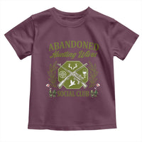 Funny Hunter Wife Toddler T Shirt Abandoned Hunting Wives Social Club - Wonder Print Shop