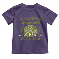 Funny Hunter Wife Toddler T Shirt Abandoned Hunting Wives Social Club - Wonder Print Shop