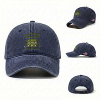 Funny Hunter Wife Washed Cotton Baseball Cap Abandoned Hunting Wives Social Club