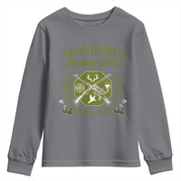 Funny Hunter Wife Youth Sweatshirt Abandoned Hunting Wives Social Club - Wonder Print Shop