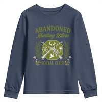 Funny Hunter Wife Youth Sweatshirt Abandoned Hunting Wives Social Club - Wonder Print Shop