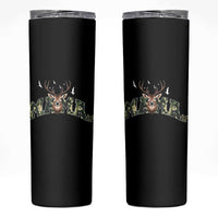 Mama Hunting Life Skinny Tumbler Deer Head Camo Gift