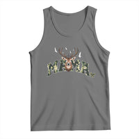 Mama Hunting Life Tank Top Deer Head Camo Gift - Wonder Print Shop