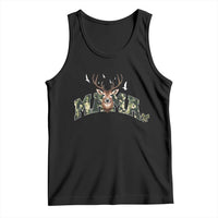 Mama Hunting Life Tank Top Deer Head Camo Gift - Wonder Print Shop