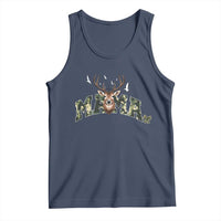 Mama Hunting Life Tank Top Deer Head Camo Gift - Wonder Print Shop