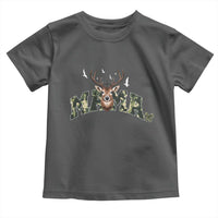 Mama Hunting Life Toddler T Shirt Deer Head Camo Gift - Wonder Print Shop