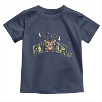 Mama Hunting Life Toddler T Shirt Deer Head Camo Gift - Wonder Print Shop