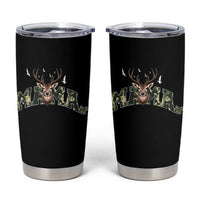 Mama Hunting Life Tumbler Cup Deer Head Camo Gift