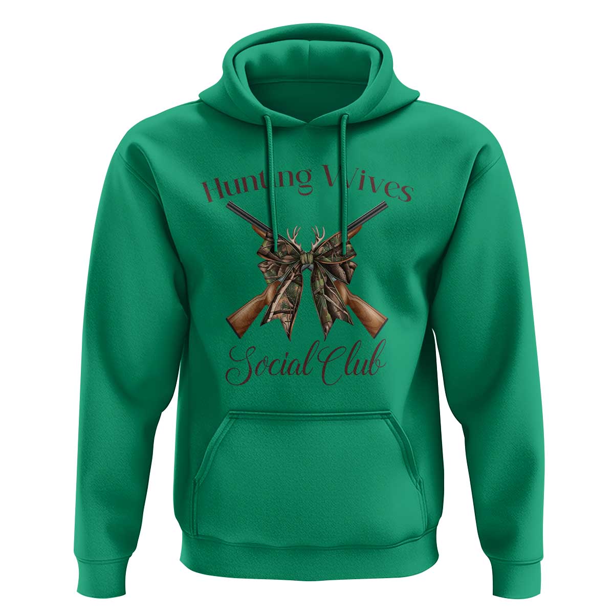 Funny Hunter Wife Hoodie Hunting Wives Social Club - Wonder Print Shop