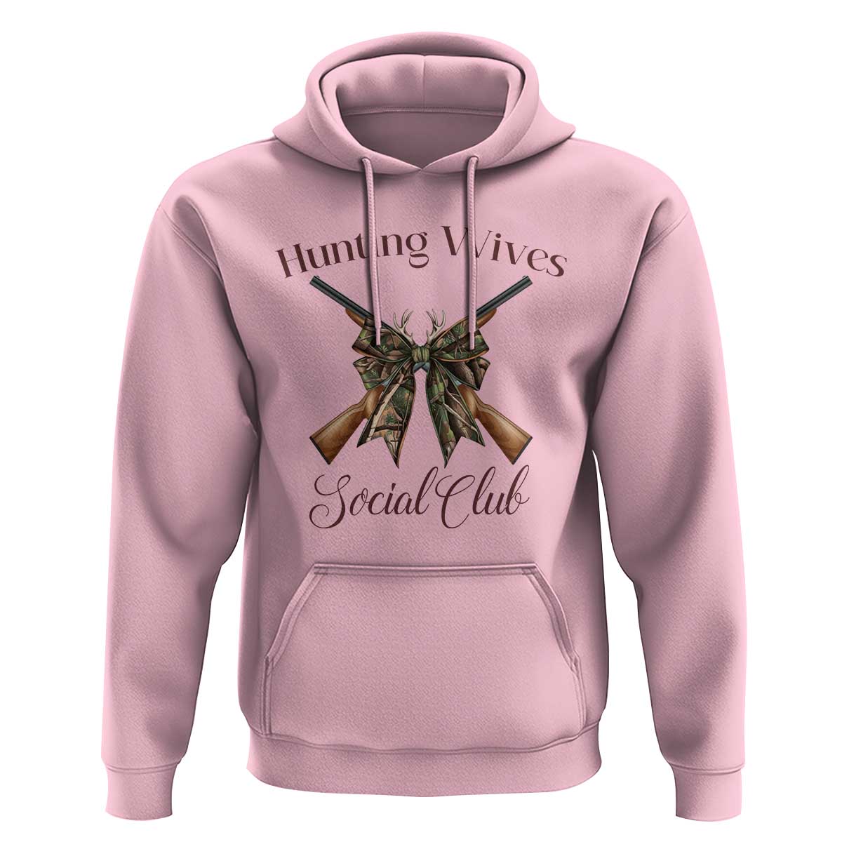 Funny Hunter Wife Hoodie Hunting Wives Social Club - Wonder Print Shop
