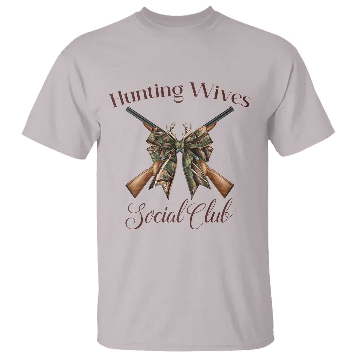 Funny Hunter Wife T Shirt Hunting Wives Social Club - Wonder Print Shop