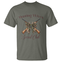 Funny Hunter Wife T Shirt Hunting Wives Social Club - Wonder Print Shop