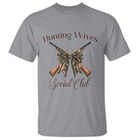 Funny Hunter Wife T Shirt Hunting Wives Social Club - Wonder Print Shop