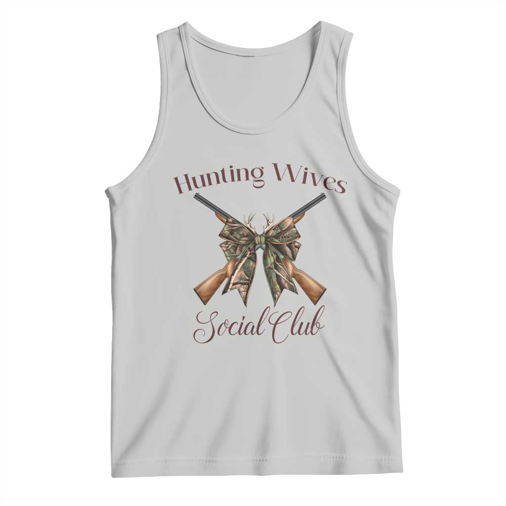 Funny Hunter Wife Tank Top Hunting Wives Social Club - Wonder Print Shop