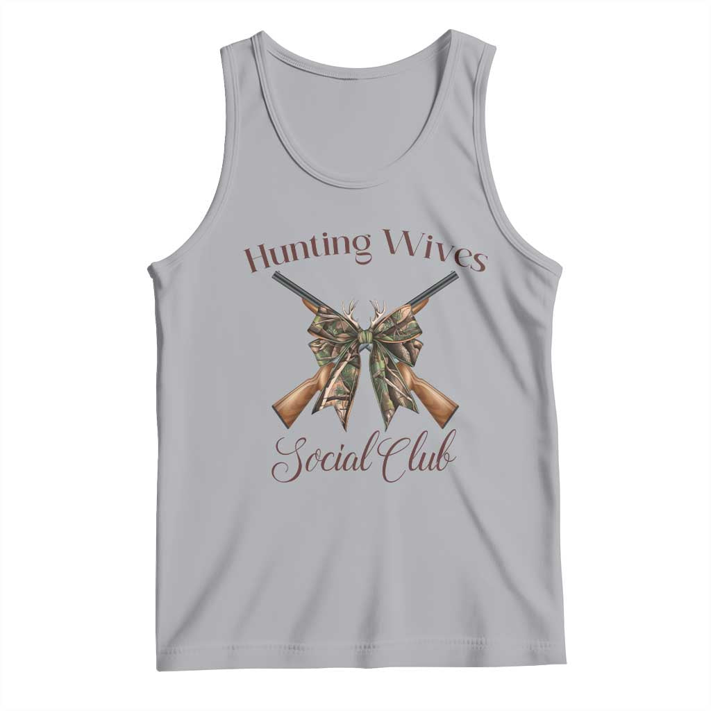 Funny Hunter Wife Tank Top Hunting Wives Social Club - Wonder Print Shop