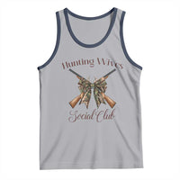 Funny Hunter Wife Tank Top Hunting Wives Social Club - Wonder Print Shop