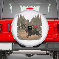 Funny Skeleton Riding Labrador Hunting Spare Tire Cover Gift For Hunter - Wonder Print Shop