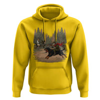 Funny Skeleton Riding Labrador Hunting Hoodie Gift For Hunter - Wonder Print Shop