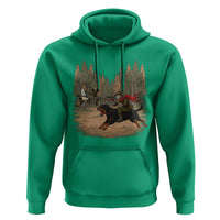 Funny Skeleton Riding Labrador Hunting Hoodie Gift For Hunter - Wonder Print Shop