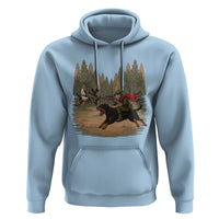 Funny Skeleton Riding Labrador Hunting Hoodie Gift For Hunter - Wonder Print Shop
