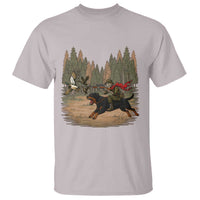Funny Skeleton Riding Labrador Hunting T Shirt Gift For Hunter - Wonder Print Shop
