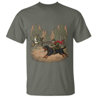 Funny Skeleton Riding Labrador Hunting T Shirt Gift For Hunter - Wonder Print Shop