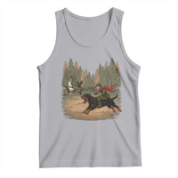 Funny Skeleton Riding Labrador Hunting Tank Top Gift For Hunter - Wonder Print Shop