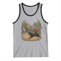 Funny Skeleton Riding Labrador Hunting Tank Top Gift For Hunter - Wonder Print Shop