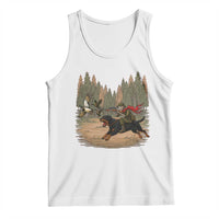 Funny Skeleton Riding Labrador Hunting Tank Top Gift For Hunter - Wonder Print Shop