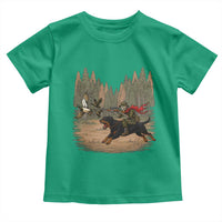 Funny Skeleton Riding Labrador Hunting Toddler T Shirt Gift For Hunter - Wonder Print Shop