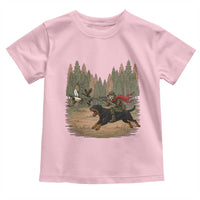 Funny Skeleton Riding Labrador Hunting Toddler T Shirt Gift For Hunter - Wonder Print Shop