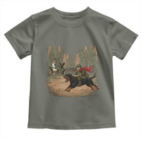 Funny Skeleton Riding Labrador Hunting Toddler T Shirt Gift For Hunter - Wonder Print Shop