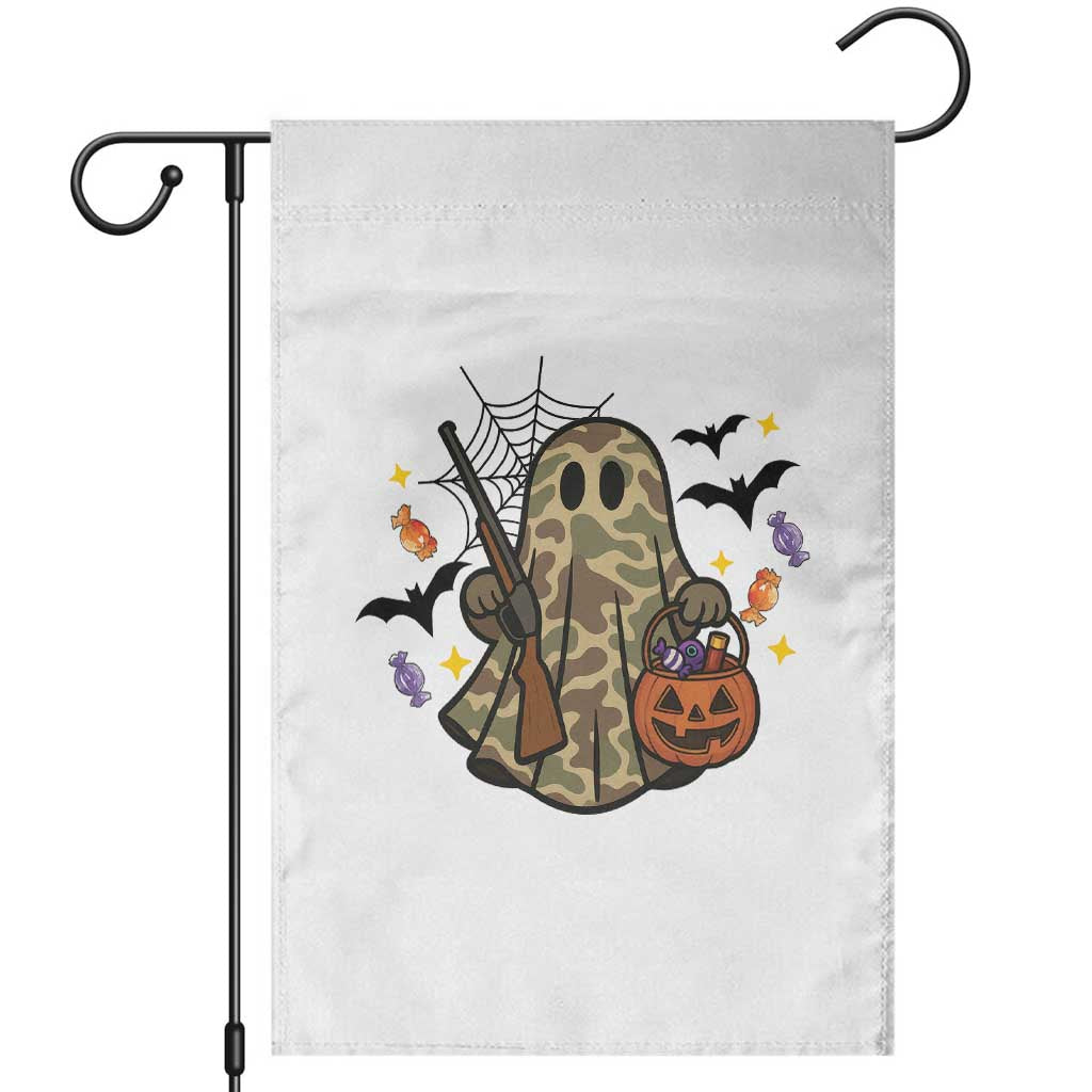 Funny Camo Hunter Halloween Ghost Costume Garden Flag - Wonder Print Shop