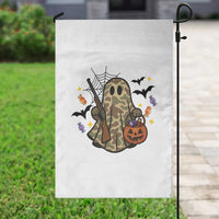 Funny Camo Hunter Halloween Ghost Costume Garden Flag - Wonder Print Shop