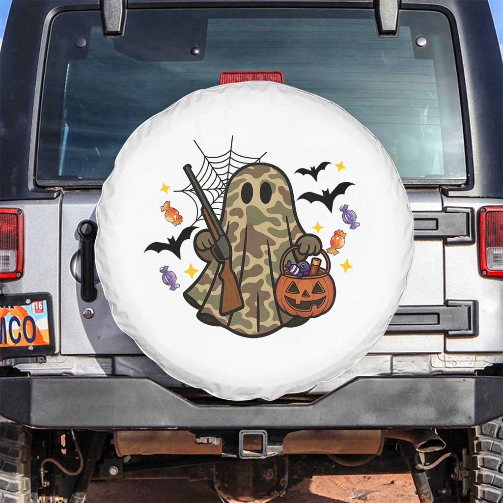 Funny Camo Hunter Halloween Ghost Costume Spare Tire Cover - Wonder Print Shop
