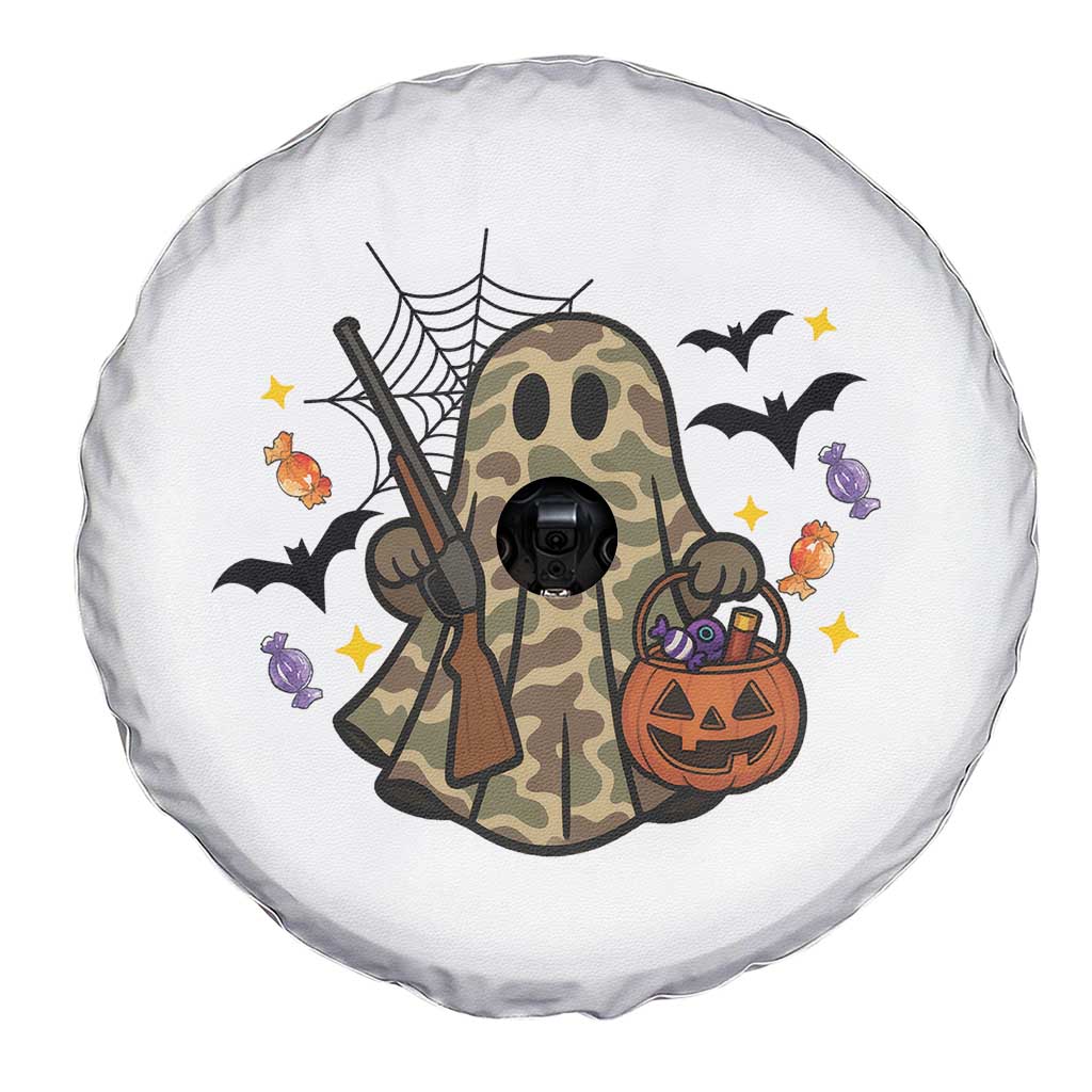 Funny Camo Hunter Halloween Ghost Costume Spare Tire Cover - Wonder Print Shop
