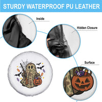 Funny Camo Hunter Halloween Ghost Costume Spare Tire Cover - Wonder Print Shop