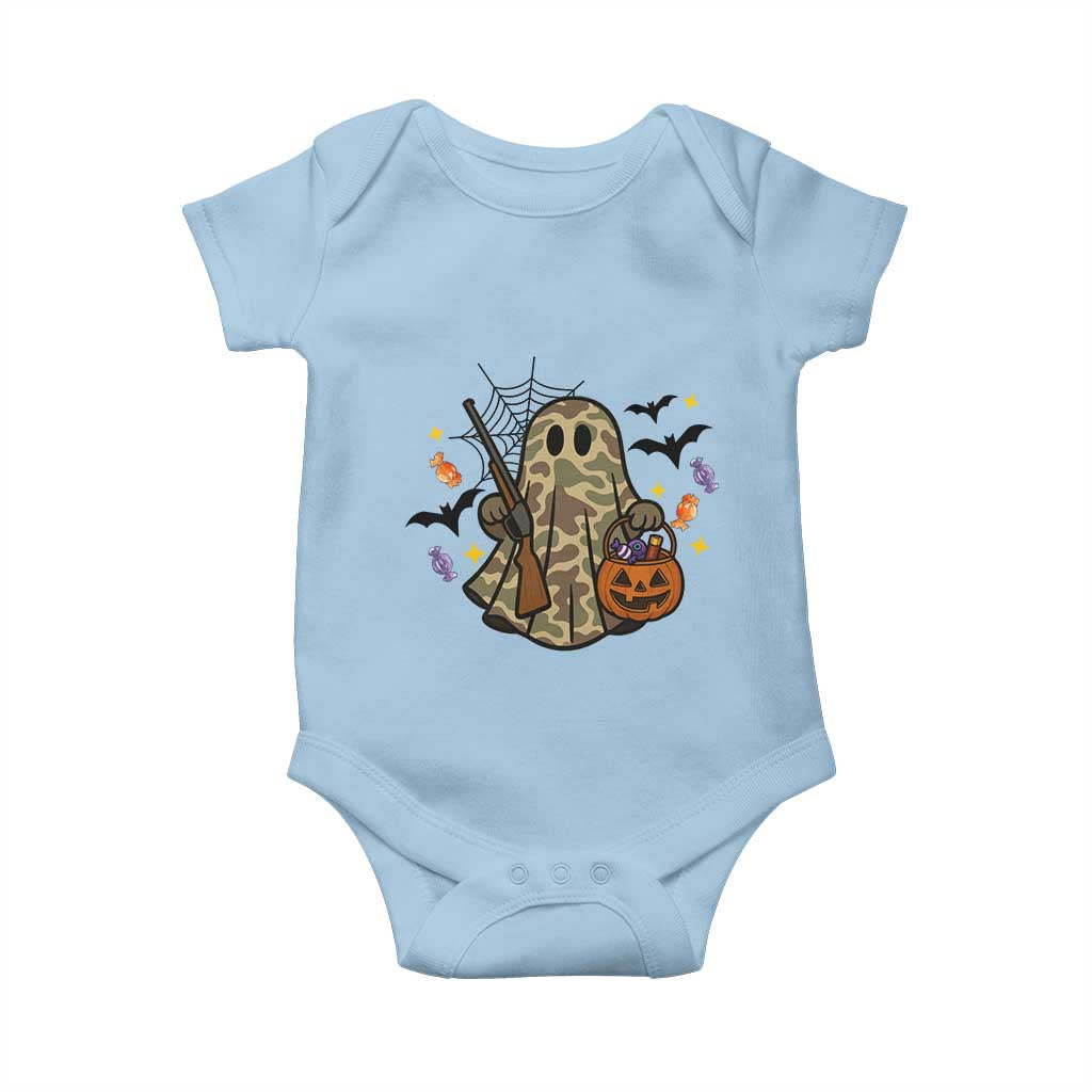 Funny Camo Hunter Halloween Ghost Costume Baby Onesie - Wonder Print Shop